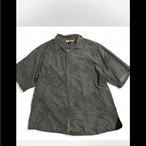 Tommy‎ Bahama Charcoal Silk Shirt